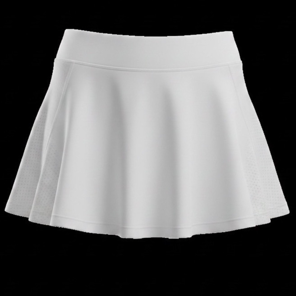 Lululemon Pace Rival Skirt Tall White Tennis Golf Skort Size 4